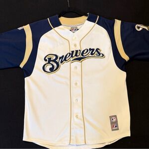Majestic Milwaukee Brewers Prince Fielder Jersey Size X-Large
